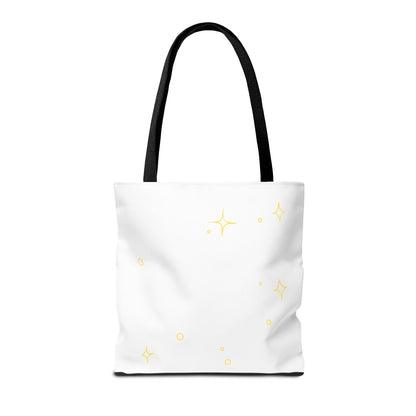Inspirational Tote Bag — "Don't Let Anyone Dull Your Sparkle" Glitter Quote Tote