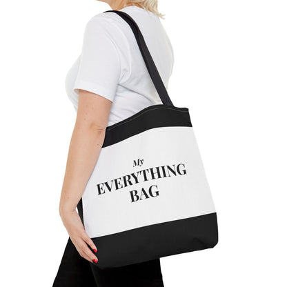 My Everything Bag Tote Bag | Typography Black White