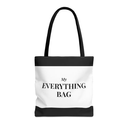 My Everything Bag Tote Bag | Typography Black White