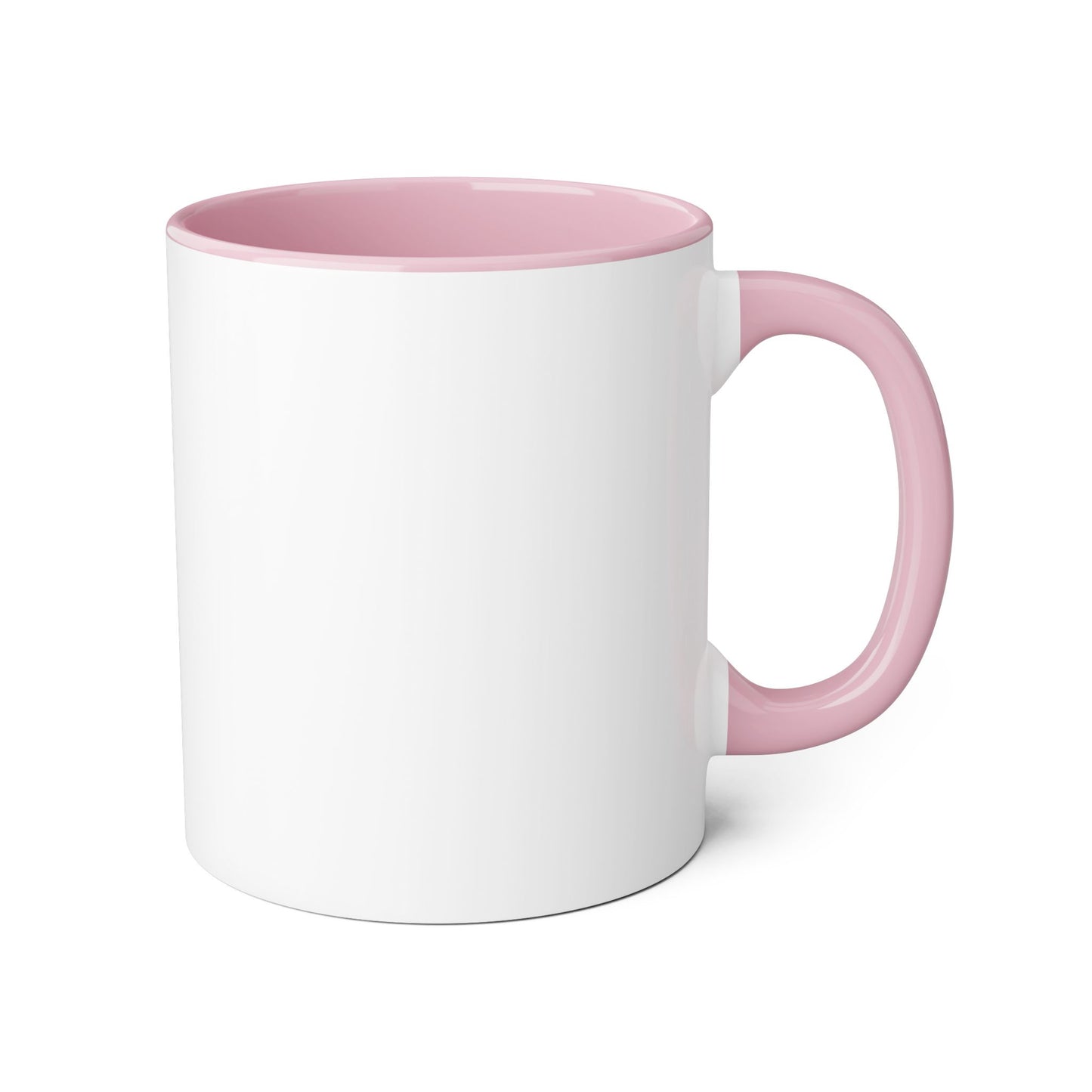 Coffee Break mug | Accent 11oz ceramic mug, black handle and rim/multiple colors/ calm/ simple