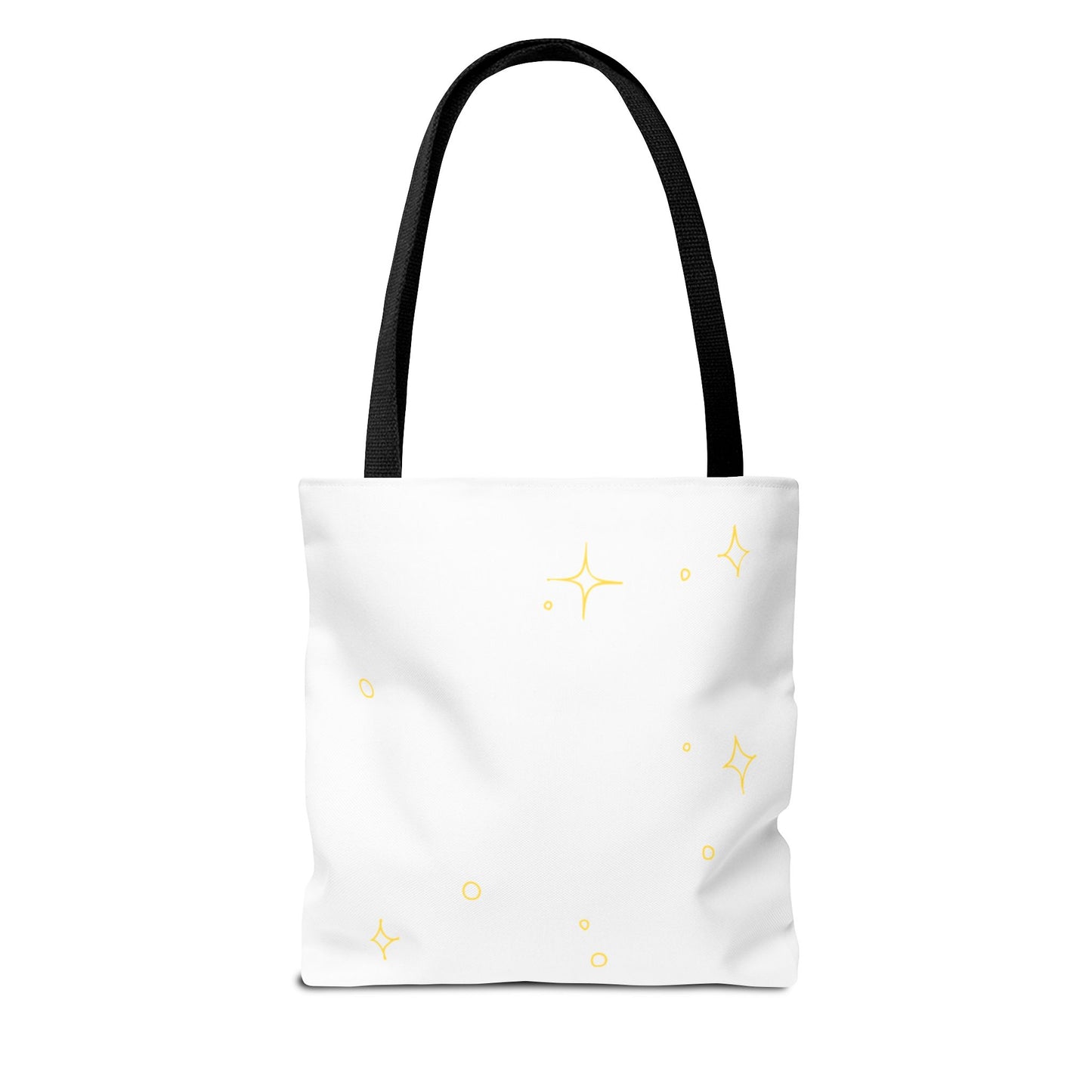 Inspirational Tote Bag — "Don't Let Anyone Dull Your Sparkle" Glitter Quote Tote