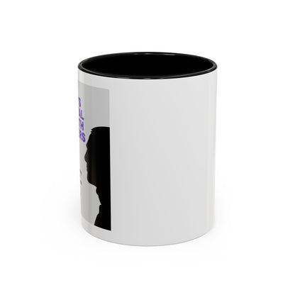 Men's Mental Health Accent Coffee Mug — 'men'mental health' Supportive Ceramic Mug