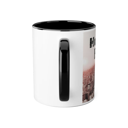 Hustle & Bustle Accent Mug — 11oz Cityscape Coffee Cup