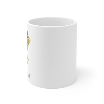 Vintage Lady 'I Need a Minute' Ceramic Mug — Funny Coffee Tea Cup (11/15/20oz)