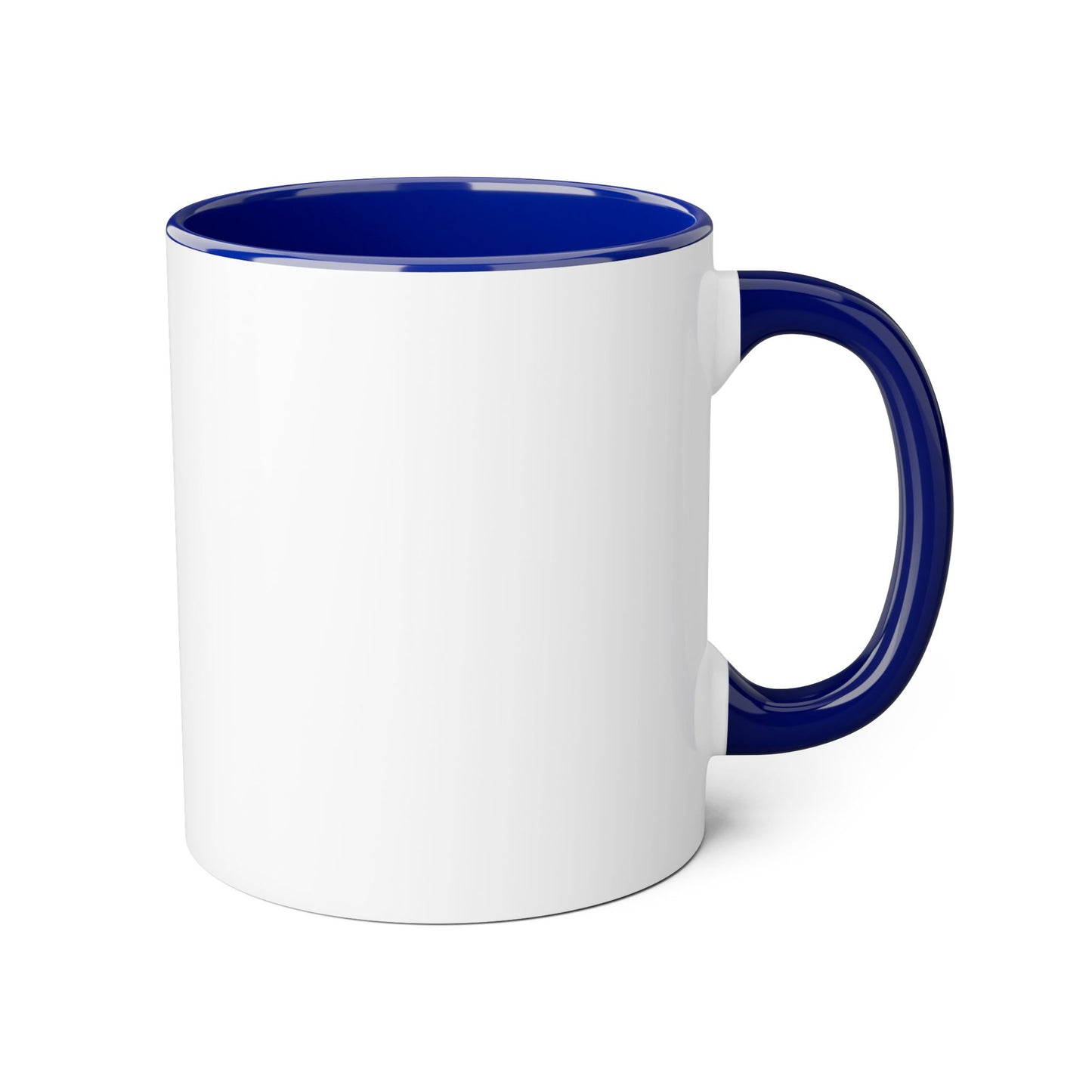 Coffee Break mug | Accent 11oz ceramic mug, black handle and rim/multiple colors/ calm/ simple