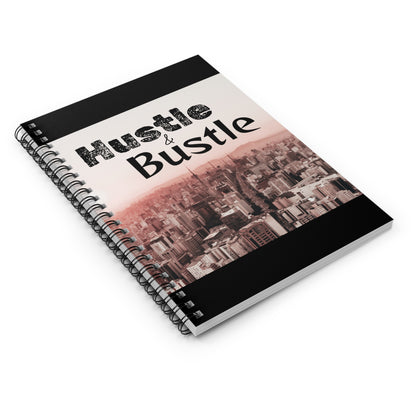 Hustle & Bustle City Spiral Notebook — Ruled Journal for Urban Productivity