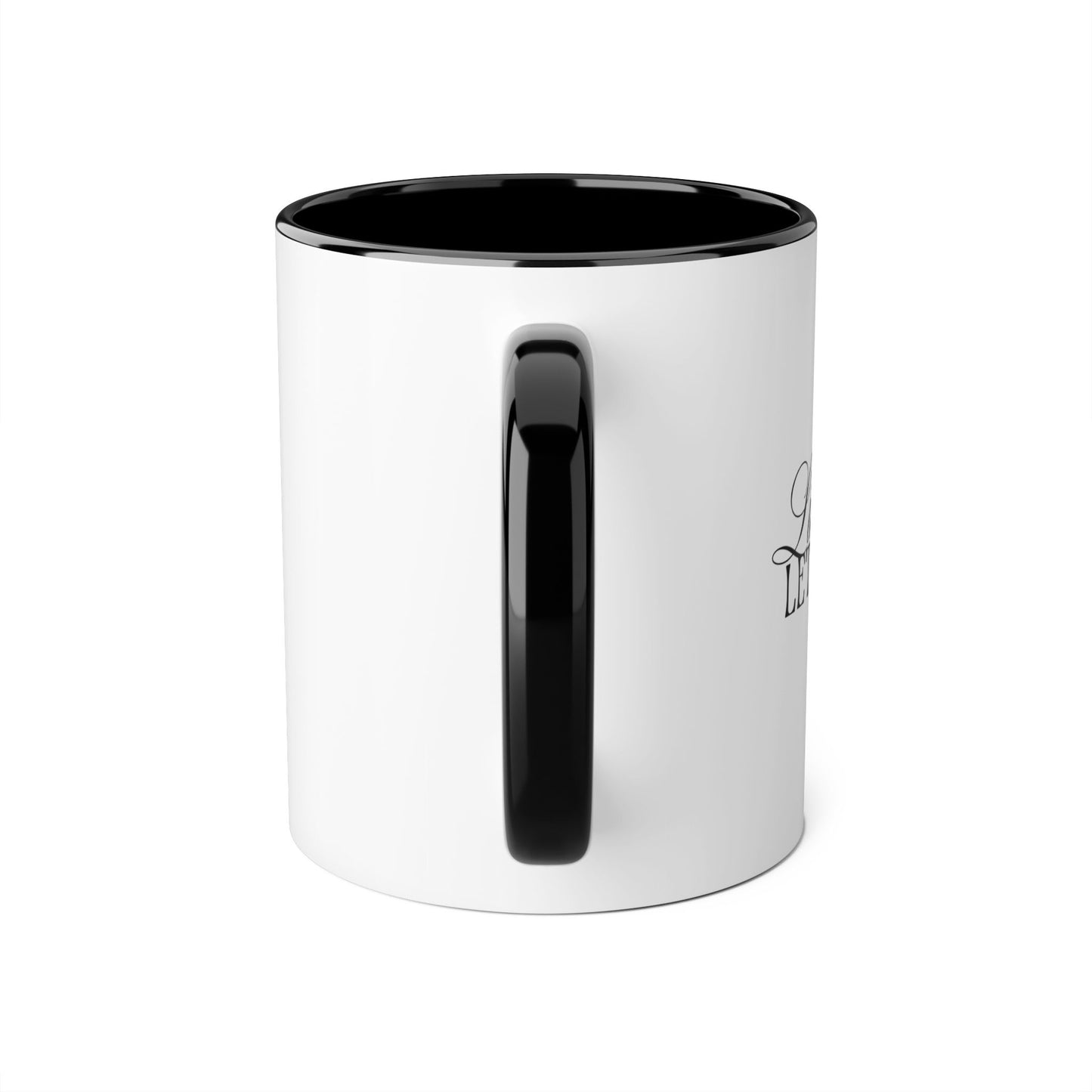 Live & Let Live Accent Mug — 11oz Inspirational Coffee Cup